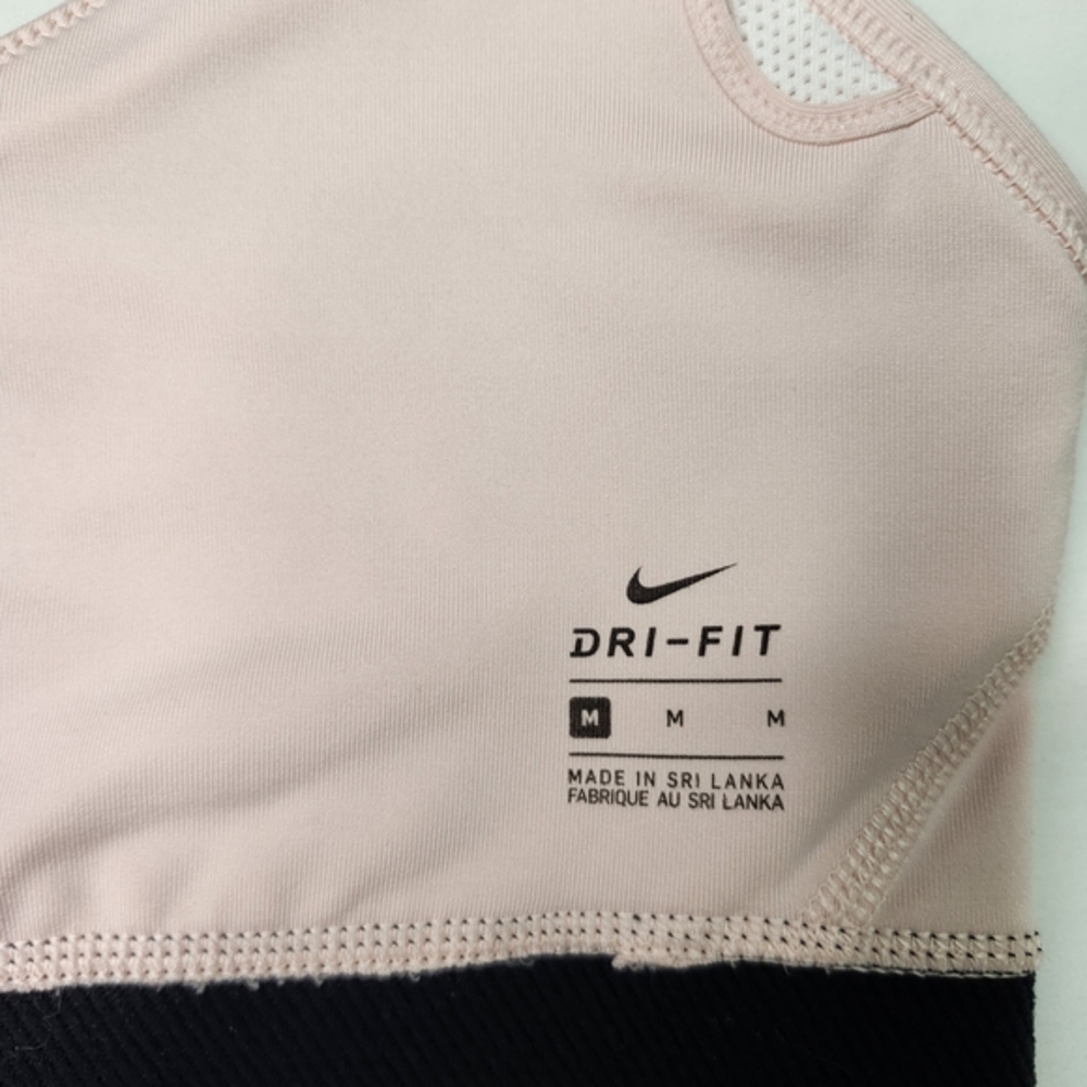 Nike Pink and Black Sports Bra with Y-Back Design - Picture 4 of 4